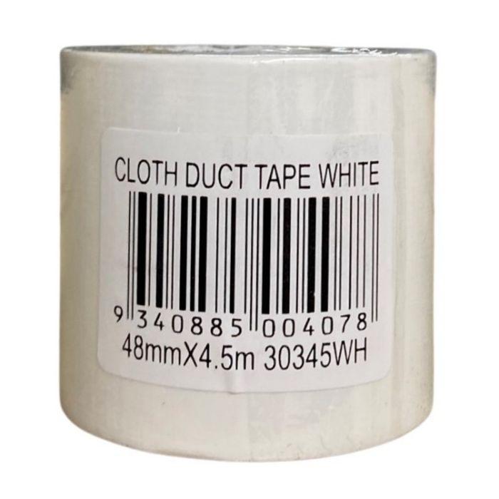 Cloth Tape White 48mm X 4.5M