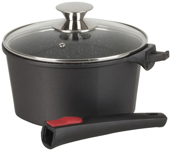 Induction Saucepan 20cm With Removeable Handle & Lid
