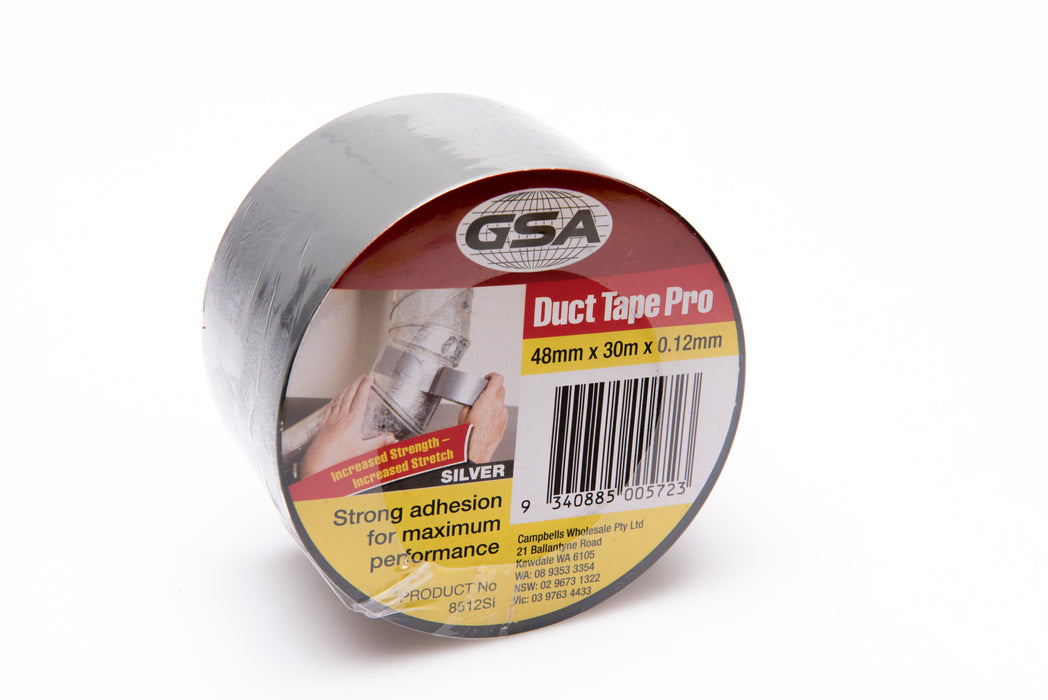 GSA Duct Tape Silver 30M  X 48MM X 0.12MM