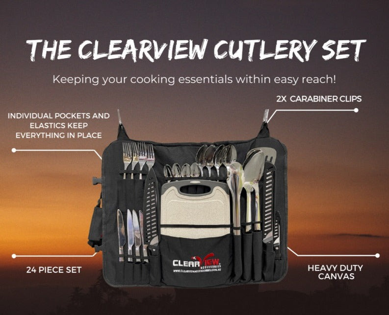 Clearview Cutlery Set 24 Piece