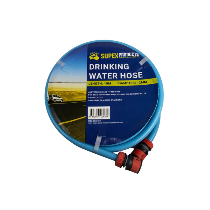 Supex Drinking Water Hose 20M Includes Fittings