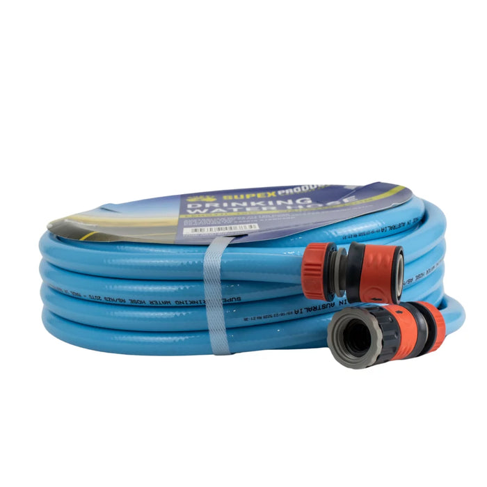 Supex Drinking Water Hose 20M Includes Fittings