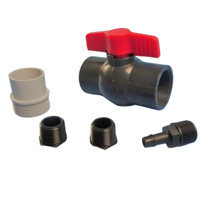 95Lt Grey Water Fitting Kit Suits Tank 050593