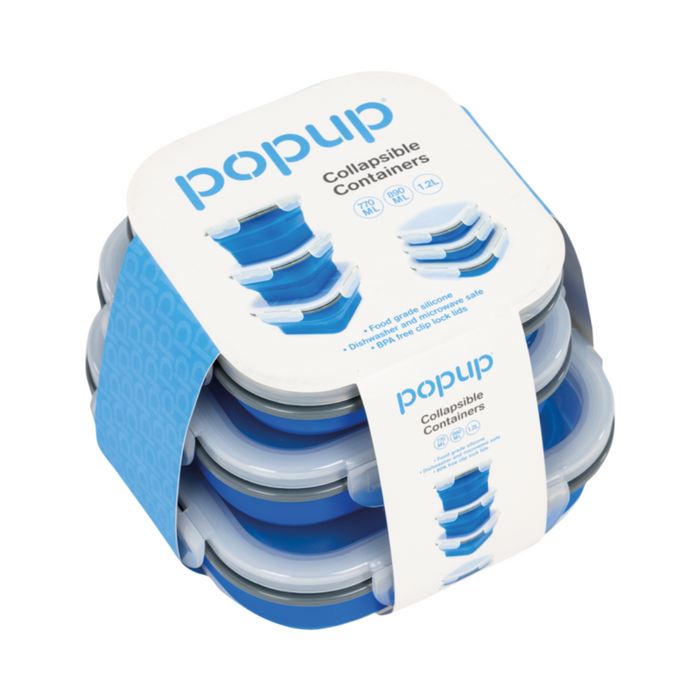 Pop Up Food Containers 3Pk