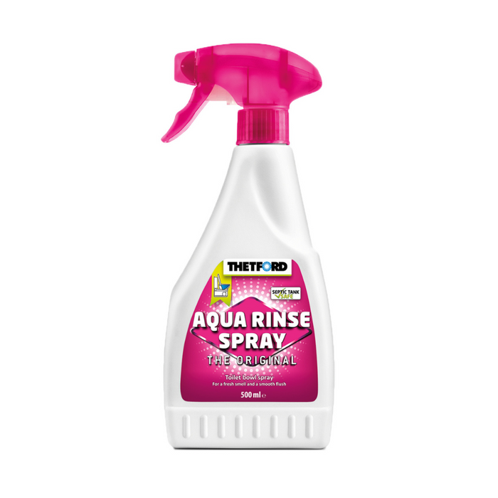 Thetford Aqua Rinse Spray 500ml -Re-Formulated Suits Toilets Without Flush Tank T30216ZK