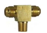 Brass No.20 Male Flare Branch Tee 3/8" X 3/8"