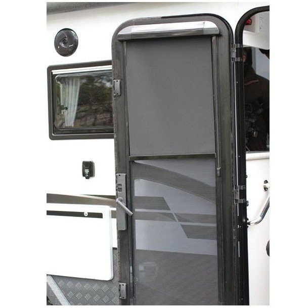 Camec Premium Security Door Blind - Half Height - 1750 x 572mm RHH