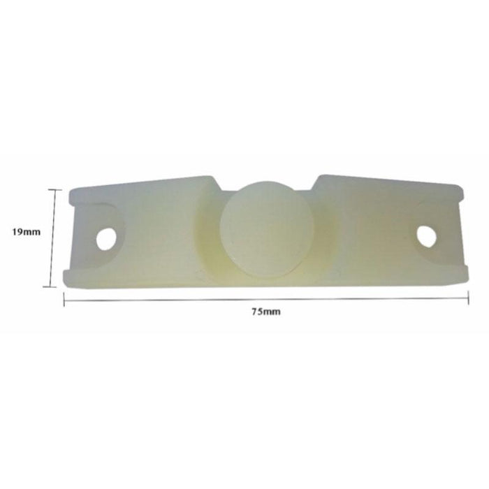 Plastic Bed Saddle To Suit Jayco Camper 19 x 75mm