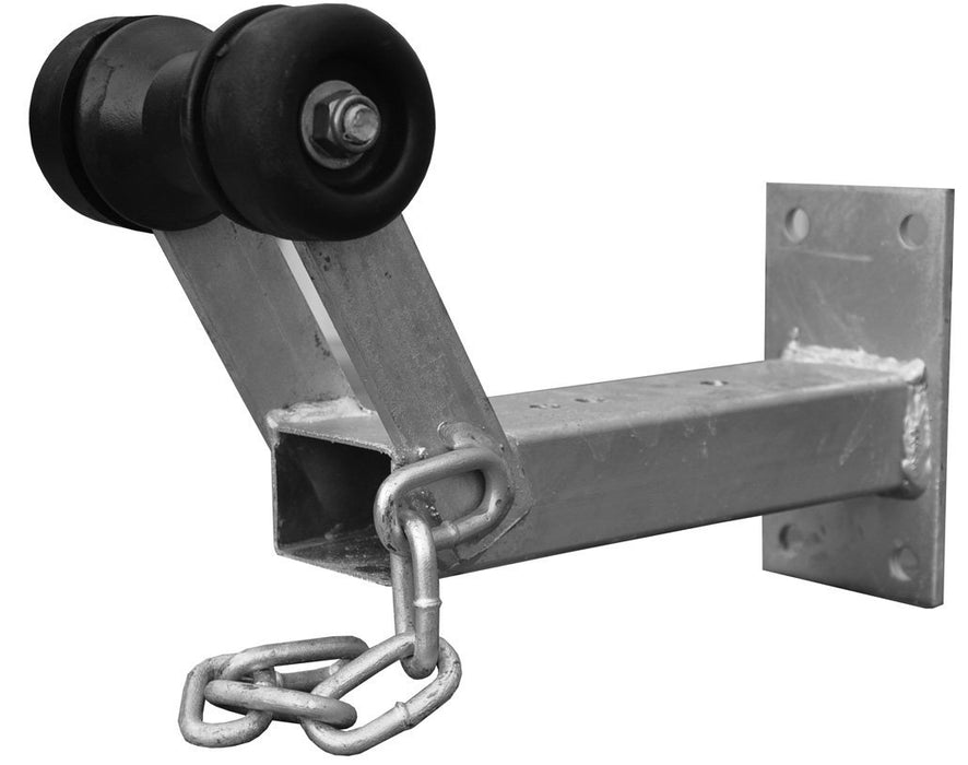 Dunbier Trailer Winch Carrier Suits 100 x 100mm Square Tube Inc Bow Roller