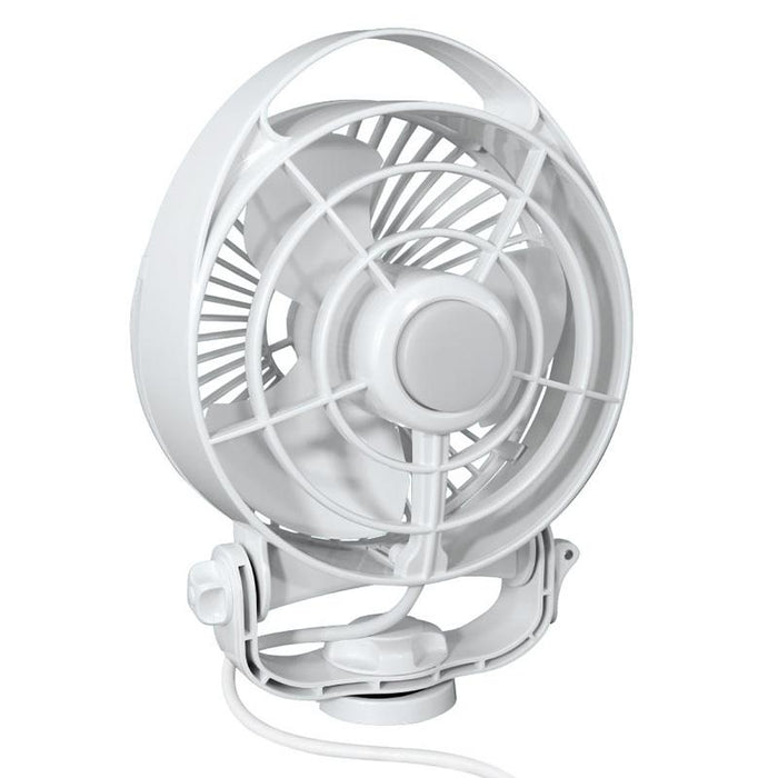 Caframo Maestro 6" 12 Volt Variable Speed Fan & Light White