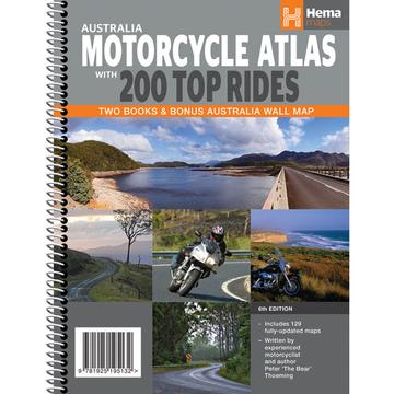 Hema Australia Motorcycle Atlas 200 Rides