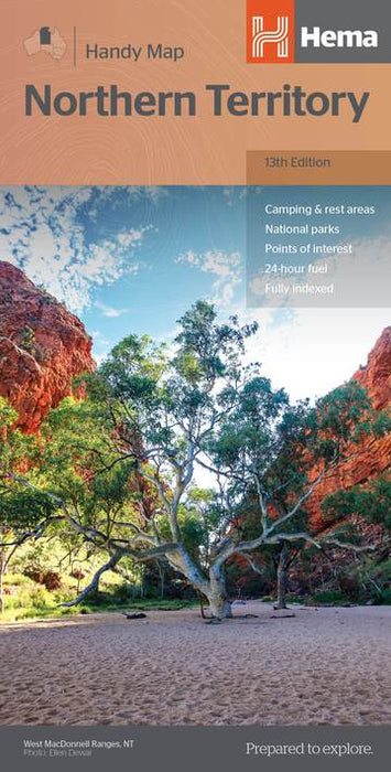 Hema Northern Territory Handy Map (13th Edition)