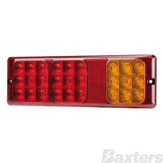 Roadvision 10-30V LED Combo Lamp Stop/Tail(X2)/Ind 300X100X20mm Surface Mount