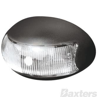 Roadvision 10-30V LED Oval Marker Lamp 60 X 37 - White
