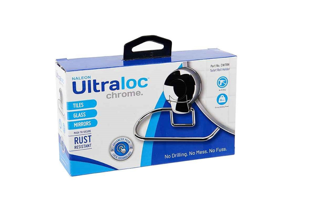 Naleon Ultraloc Chrome Toilet Roll Holder