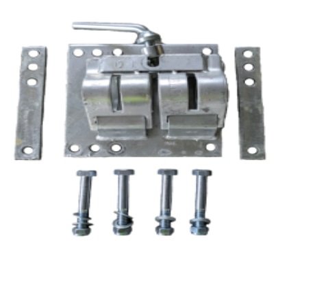 Double Clamp Galv. To Suit Std 48mm Tube Bolt On Kit