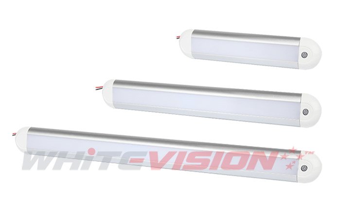 Whitevision 10-30V LED Interior Light With On/Off Switch 160mm 6W - White