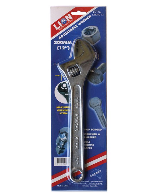 Lion Adjustable Wrench 300mm (12'')