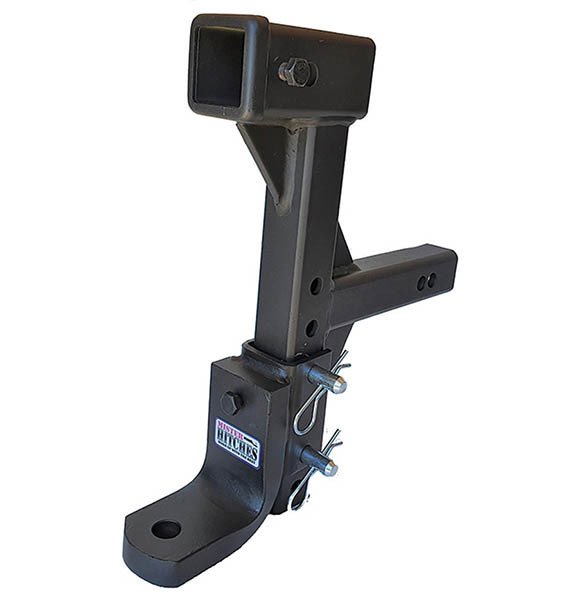 Mister Hitches Adjustable Ball Mount Multi-Use With Top Receiver - 3.5T