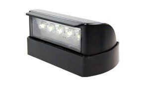 Whitevision LED 9-33V Licence Plate Lamp - Clip Style Mount