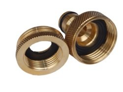 Tap Adaptor 3/4" - 1" To Snap-On Brass