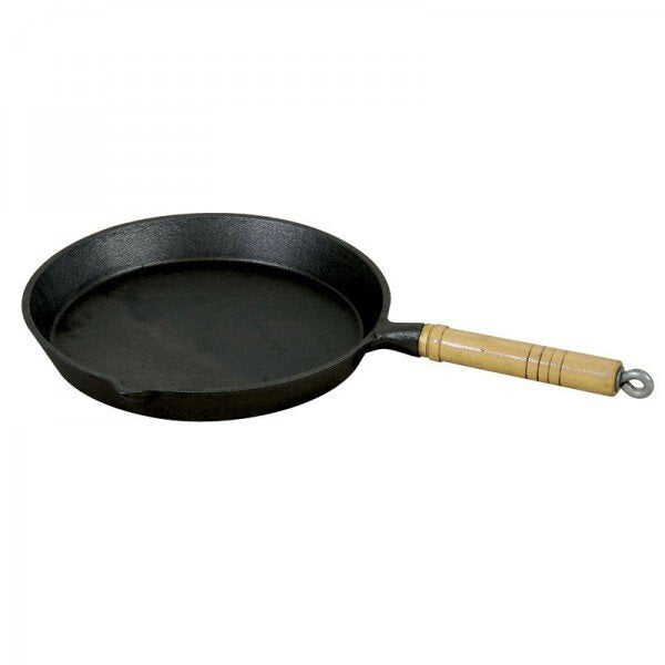Campfire Round Frypan 25cm - Wooden Handle