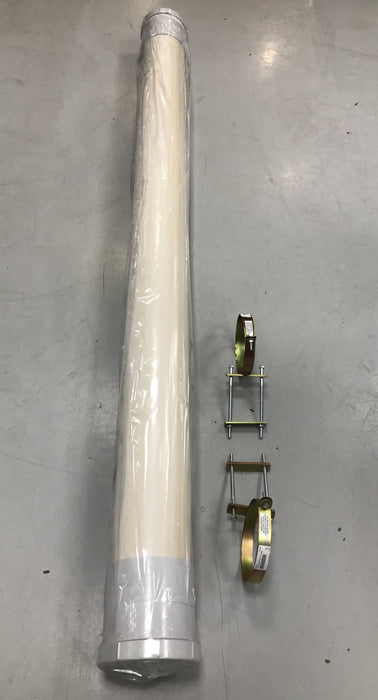 Pole Carrier & Brackets Screw Ends (2190X150mm)