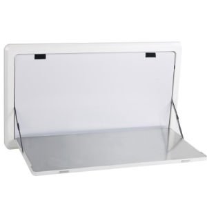Finch Picnic Table Metal White 800x450mm