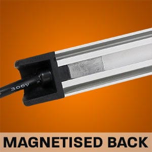 25cm Super Bright LED Light Bar Orange/White Diffusser