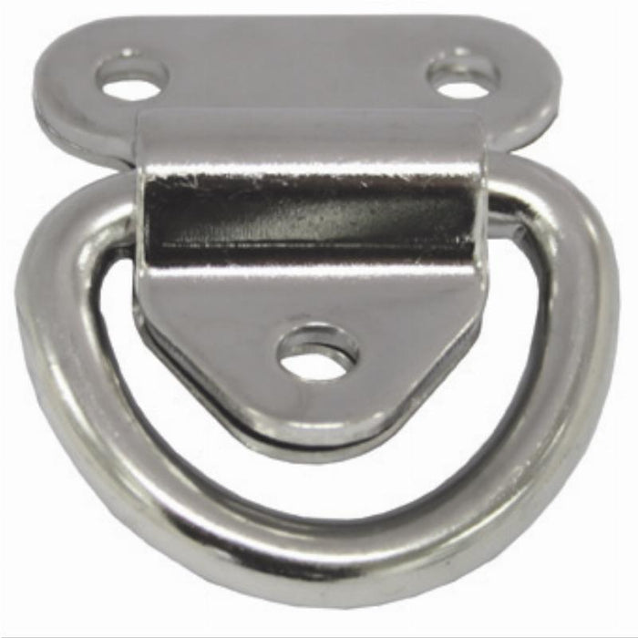 Folding Eye Plate Stainless Steel 6mm x 40mm D Ring