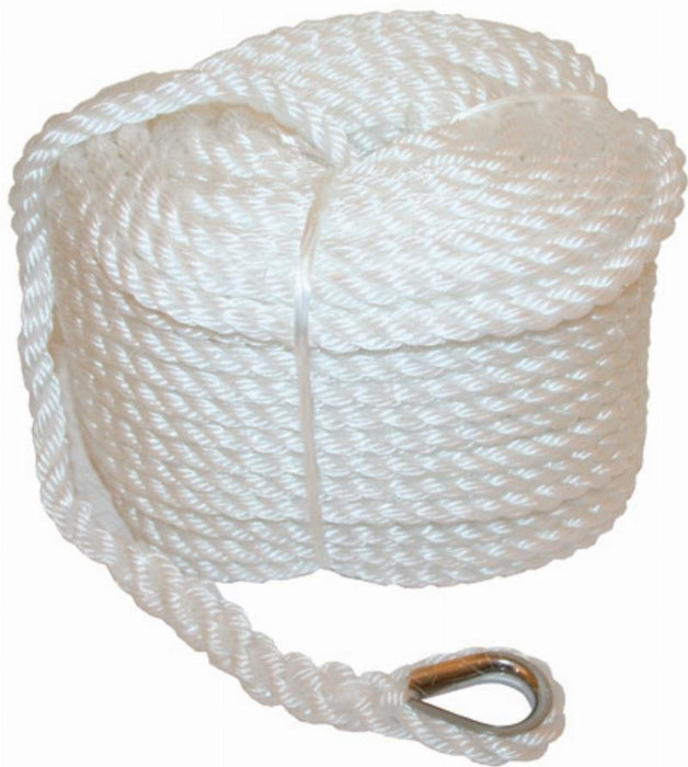 Spliced Silver Anchor Rope 8mm x 50M