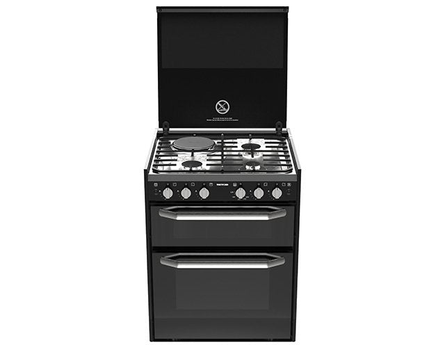 Thetford K1520 Combination Cooker - Dual Fuel - Fan Forced Oven 3 Gas + 1 Elec Cooktop + Grill