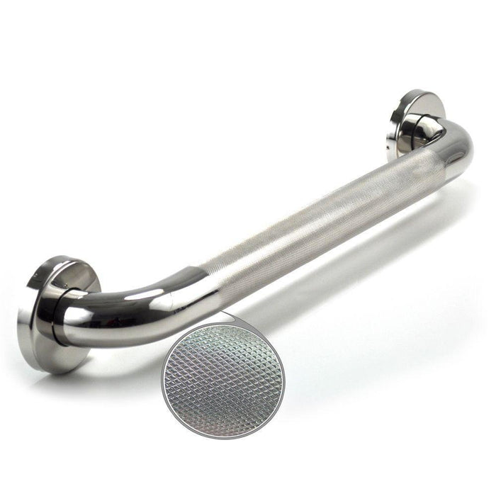 Stainless Steel Grab Handle Knurled 300mm x 32mm