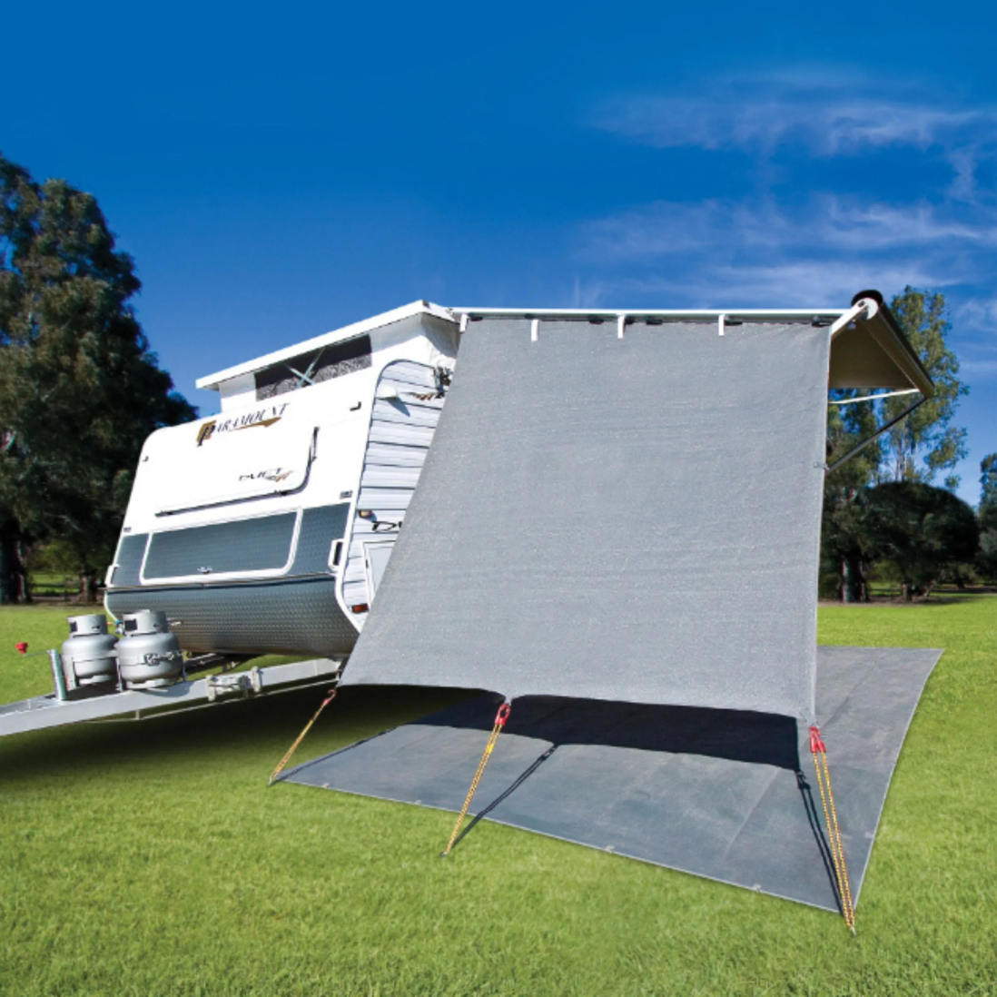 Caravan Awning Privacy Screen End Drops