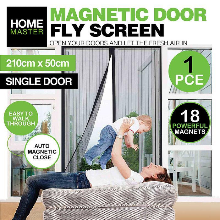 Magnetic Curtain Hands Free Screen Door