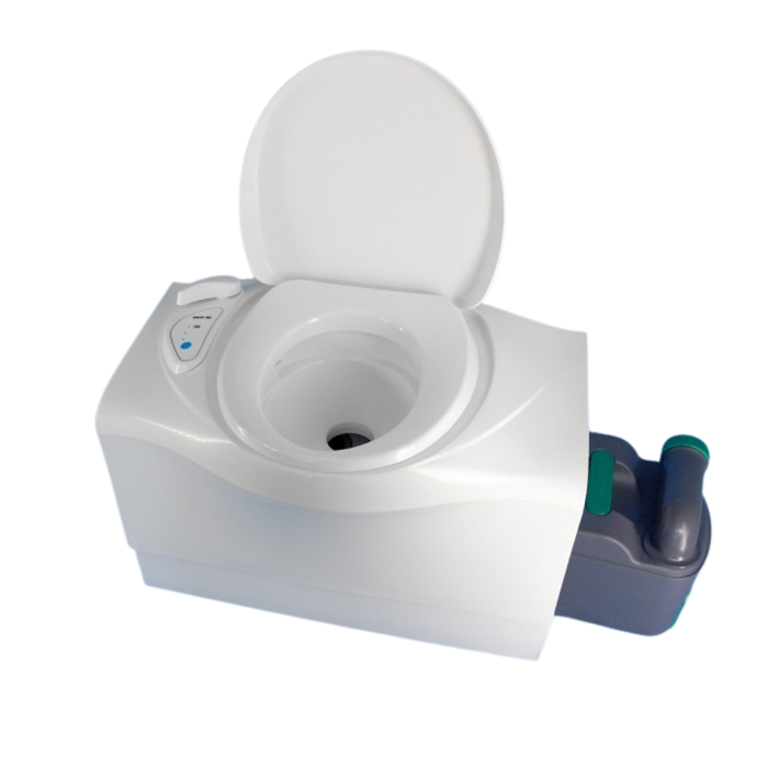 Thetford Cassette Toilet C403L - Plumbed Flush/Left Entry (No Door)