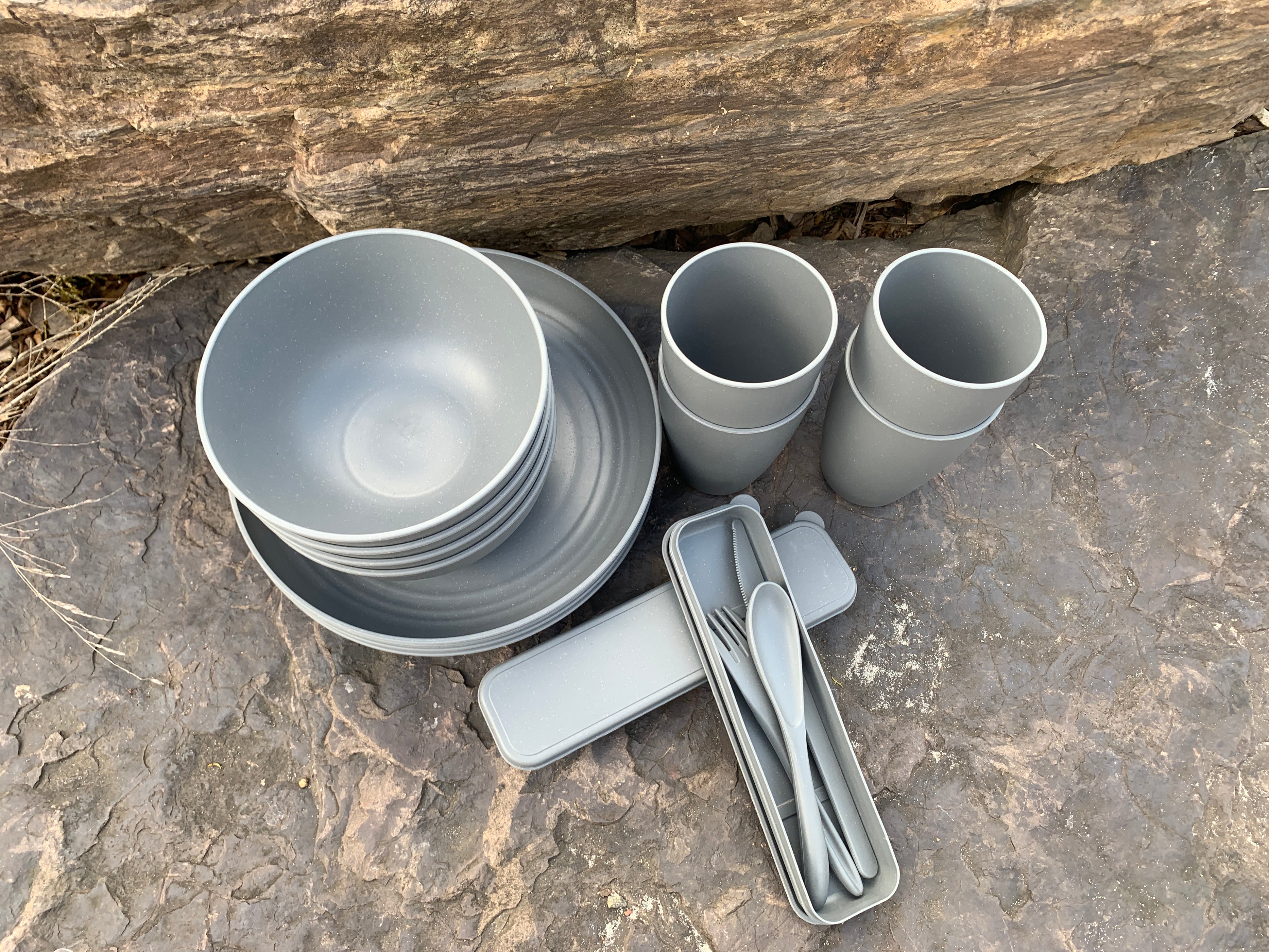The Aztec Collection 28 Piece Dinner Set Aztec Blue