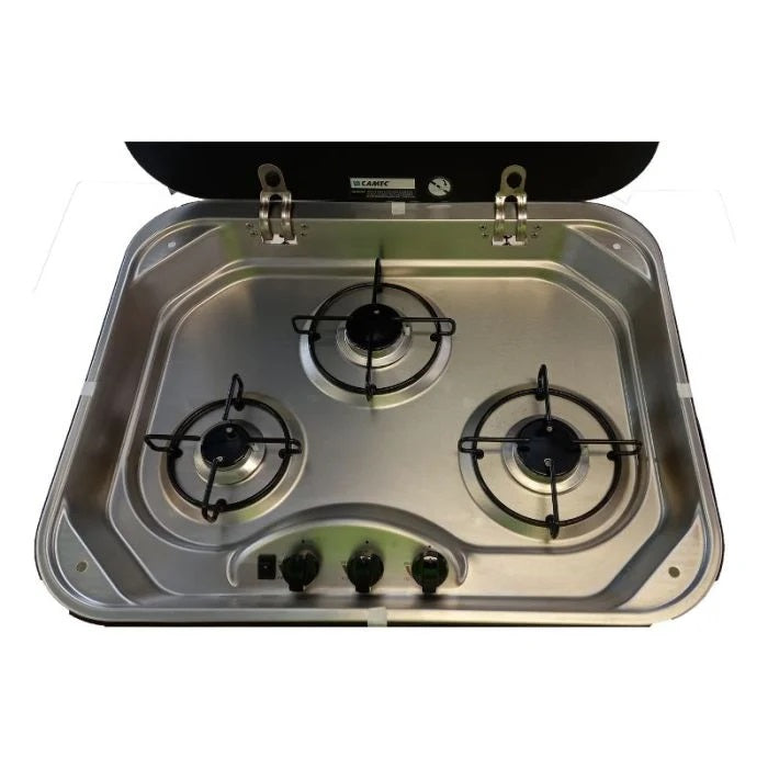 Camec RV Gas Stove - 3 Burner