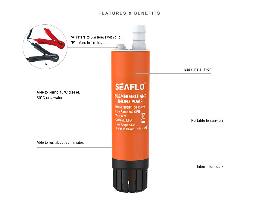 Seaflo Submersible & Inline Pump
