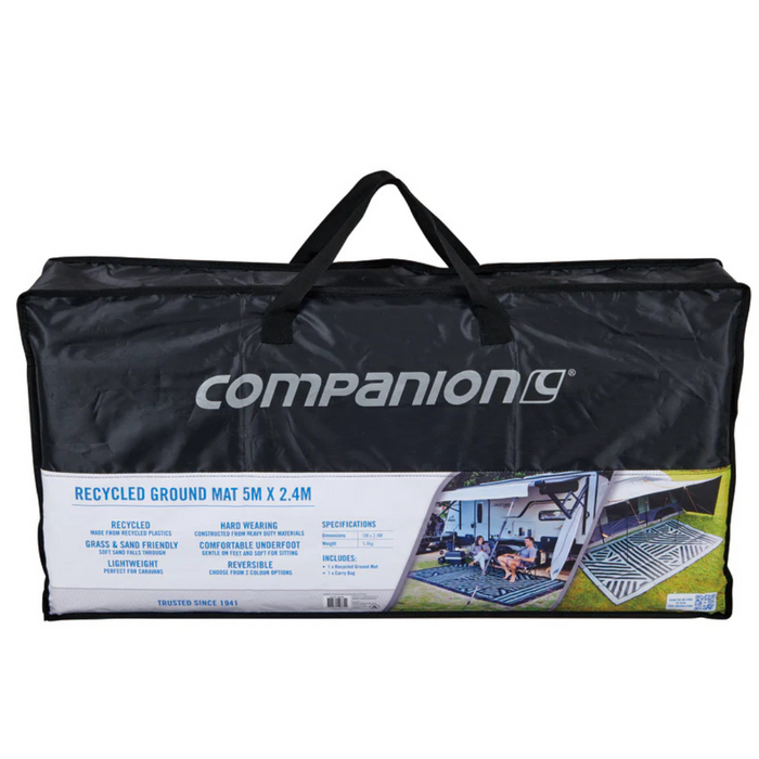 Companion 5M X 2.4M Caravan Recycled Ground Mat