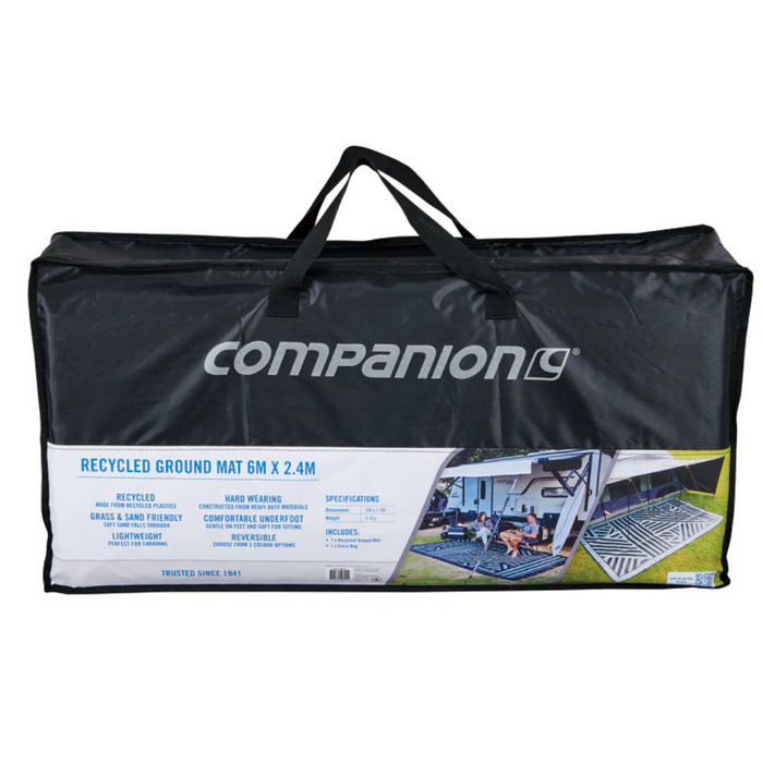 Companion 6M X 2.4M Caravan Recycled Ground Mat