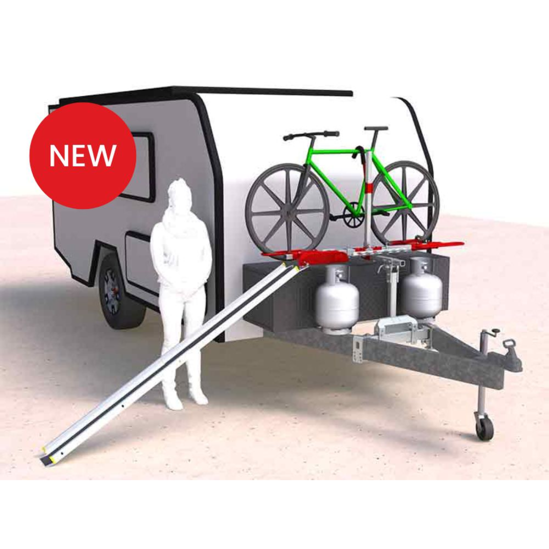 Velodrome Ramp Rack Gripsport Bike Rack Loading Ramp Kit - 2 Bike Setup