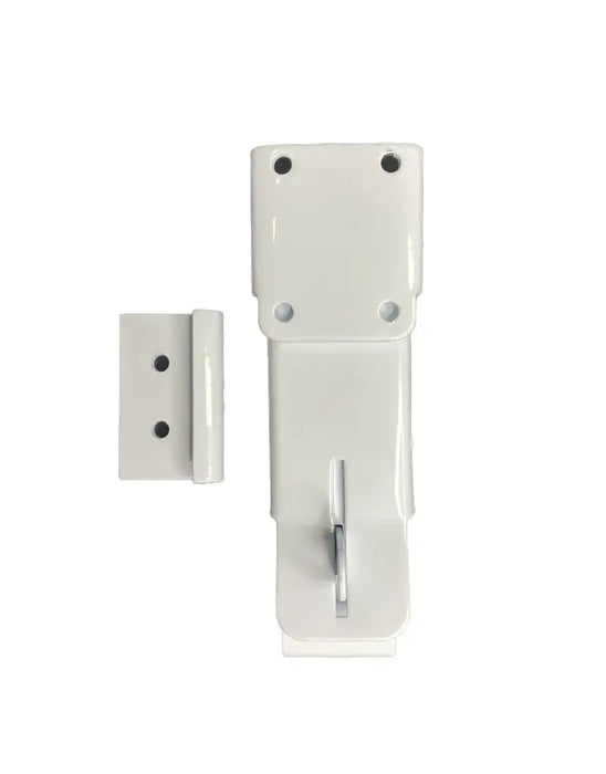 Lockable White O/Centre Catch With J Clip
