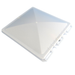Replacement Plastic Lid, Non Powered - Suits New Style Jensen 14" x 14" Vent