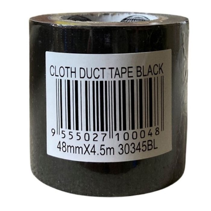 Cloth Tape Black 48mm X 4.5M