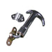 Catch Bonnet Bent Chrome