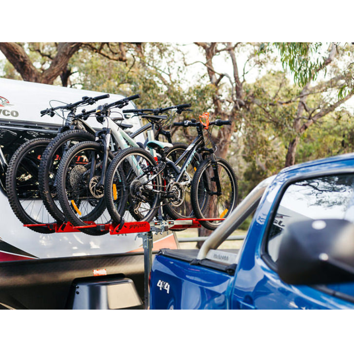 Gripsport Van Bicycle Rack - 4 Bike - Tilting + Tall Bolt-On Kit