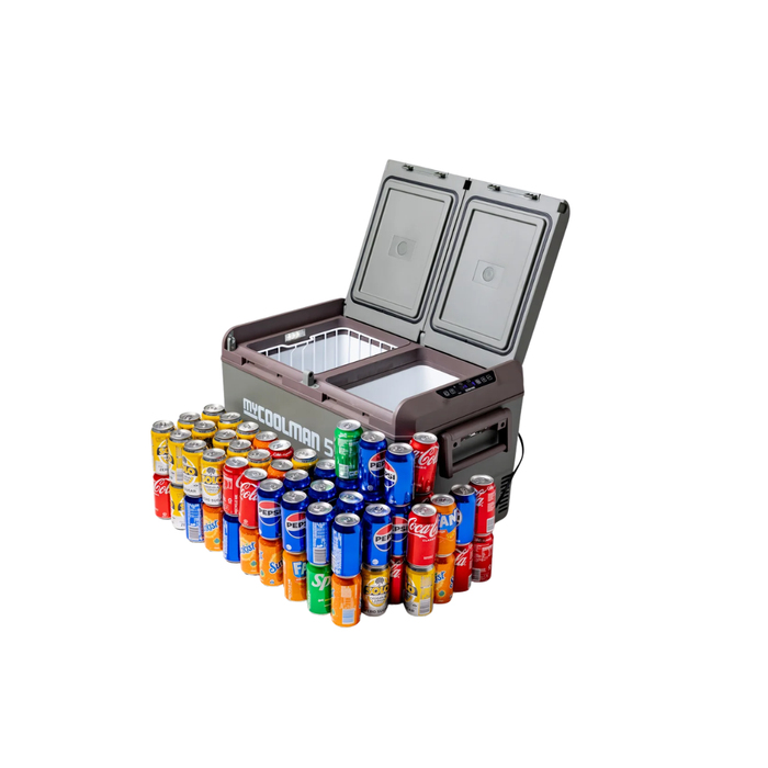 myCOOLMAN 55L Portable Fridge/Freezer Recreational Series Dual Zone