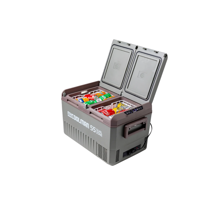 myCOOLMAN 55L Portable Fridge/Freezer Recreational Series Dual Zone