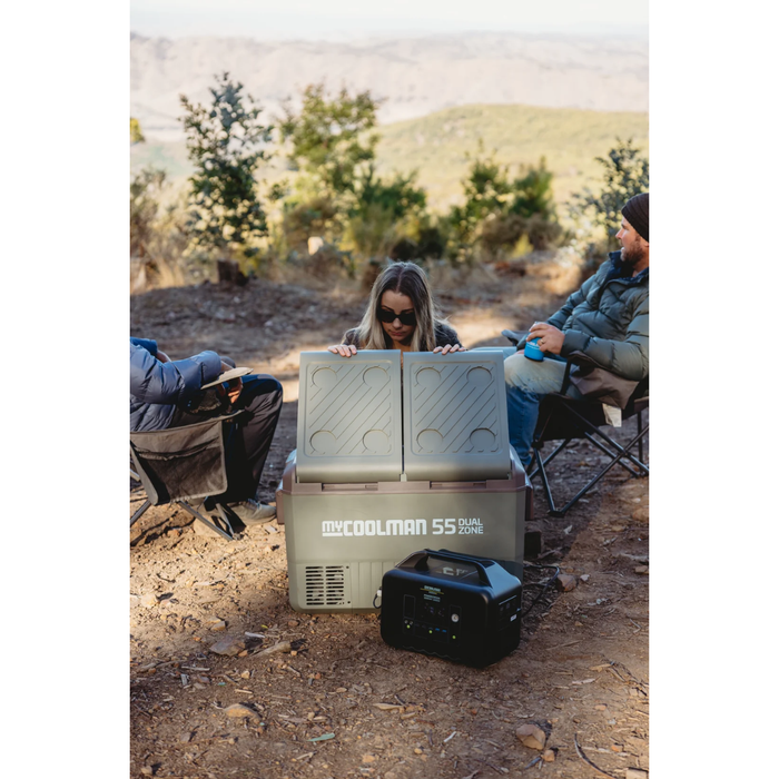 myCOOLMAN 55L Portable Fridge/Freezer Recreational Series Dual Zone